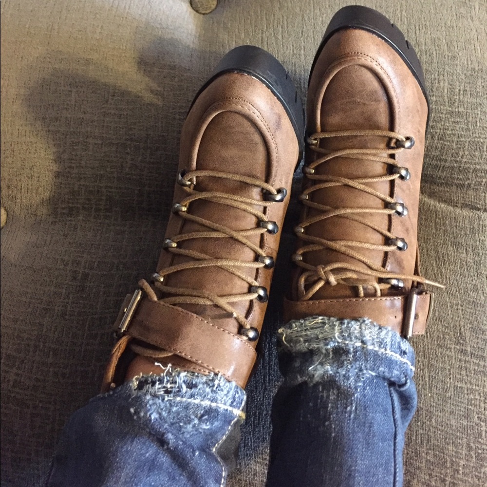 Platform women booties - Picture 4 of 6